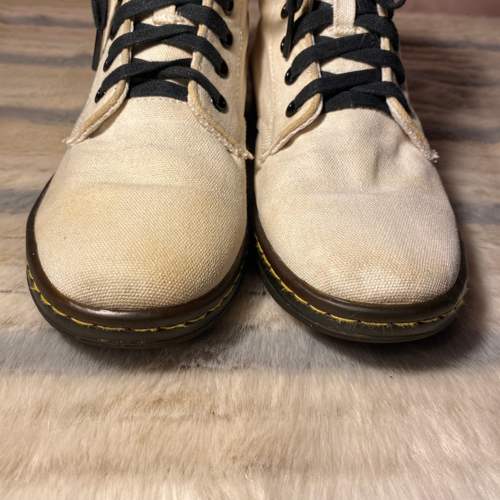 Dr. Martens Maelly Canvas Ankle Boots Lace Up Casual Women's‎ Size 7 - Picture 4 of 9